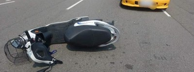 玖壹壹春风台中出车祸 改装车擦撞摩托车酿2伤
