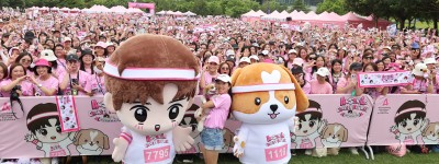 盧瀚霆胞姐攜愛犬參加步行籌款 近四千「神徒」齊創世界紀錄