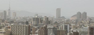 日本福冈和广岛等地出现沙尘天气