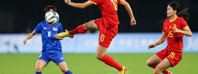 中国女足4-0击败泰国队，亚运会半决赛对阵日本女足