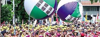 島內5000勞工大遊行　要求提高薪資