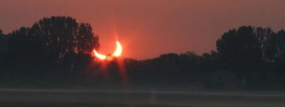 别错过！本周六清晨加拿大迎来日偏食和“双日出”天文奇观