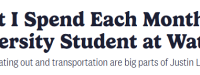 滑铁卢大学20岁华裔学霸年赚$3.3万+月花1500:生活美滋滋!