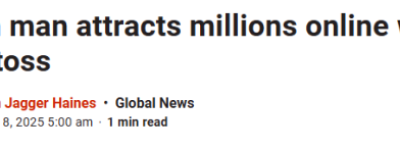 奇葩！加拿大男子直播”扔垃圾”火出圈，吸引数百万粉丝