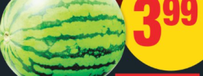 本周特价：大西瓜$3.99 番茄$0.77 猪肋排$2.49 送牛奶