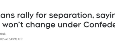 全国震动!”脱离加拿大”示威大爆发!千人怒怼自由党”摧毁国家”!