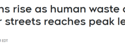 “屎”诗级灾难！加拿大街头沦为露天粪场 华人居民铲屎铲到emo
