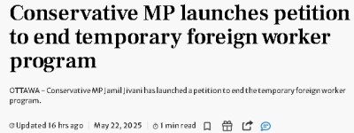 年轻人失业真相！保守党议员发起请愿：叫停临时外劳计划！