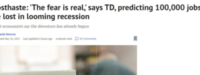 加拿大恐再失十万工作岗位! 失业率飙至7.2%! 学生毕业即失业!