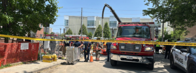 多伦多建筑工地发生坍塌事故：两名工人被埋后成功救出