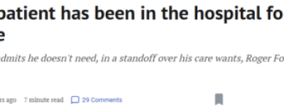 炸裂！加拿大男子赖在医院9年！每天耗费千元！索赔$2000万！