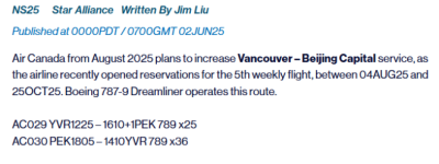 回国华人注意! 加航、国航增开3班直飞北京! 单程飙至￥1.7万!
