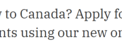 CRA简化新移民申请福利：在线就能搞定！不用邮寄啦！