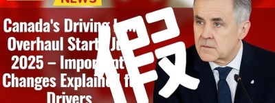“加拿大全新驾驶法7月生效，校区限速30″？别信！官方已辟谣