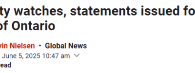 “减少外出”：环境部发布空气质量警报 安省多地烟雾笼罩