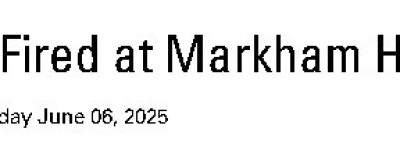 万锦16街Berczy华人区又一民宅遭枪击！车库屋门被打爆