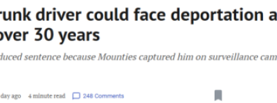 太离谱！加拿大印度”酒鬼”司机32次吊销驾照+16次禁驾！