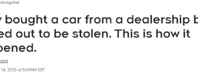 噩梦！多伦多男子保时捷遭保险拒赔，十几万车贷自己扛