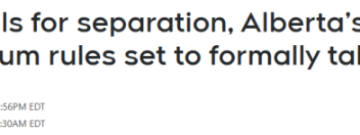 加拿大158岁生日之际，阿省“脱加公投”箭在弦上！最快本周启动