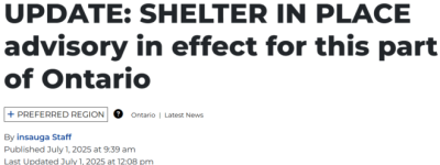 加拿大国庆日惊魂：安省Hwy封锁！警犬、直升机齐上阵