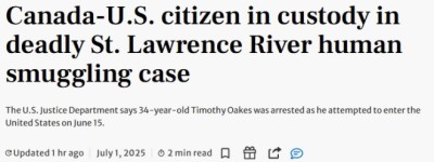 加美边境一家四口溺亡！冷血男子操控致命偷渡，亲兄弟也遇难