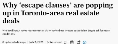 房市冷了，卖家松口！多伦多兴起“脱身条款”，买家也有了后悔药！