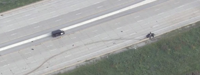 宾顿407高速公路东向部分路段因严重车祸所有车道关闭