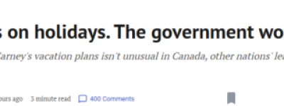 加拿大总理卡尼正在秘密度假，没人知道他去了哪里！