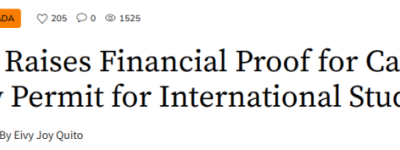 加拿大提高”留学门槛”：9月起强制$2.2万生活费！入学人数或腰斩