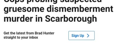 惊天命案！士嘉堡女子遭分尸，遗骸惊现401高速、赌场垃圾箱！