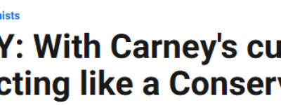 砍得太狠了! 越来越多人认为: 卡尼更像是保守党人!