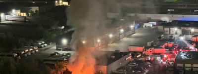 8辆车一夜间被焚烧：士嘉堡一家汽车修理厂疑遭纵火