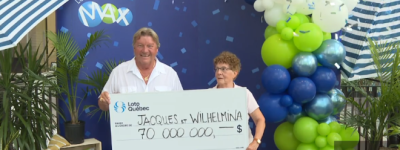两人平分7千万Lotto Max大奖！老太太说今后要坐头等舱