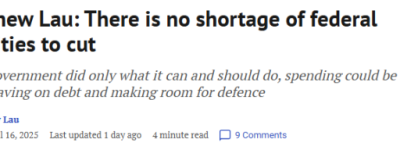 联邦支出失控!加拿大”最该砍掉”部门清单:农业部、工业部一个不留