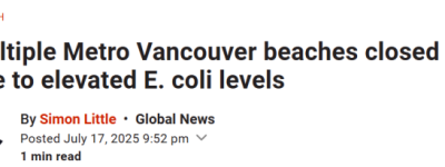 大温多处网红海滩被曝“屎”量超标！能不去，就别去了！