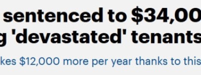 加拿大华人律师房东驱逐租客，遭重罚$3.4万加币