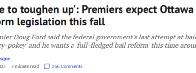 “加拿大人受够了”! 4大省长齐声施压卡尼: 全面改革保释法