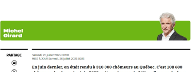 两年新增近11万失业，魁省失业率飙升54%，增幅全国第一