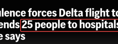 载288人航班遇乱流急坠1600英尺,25人送医! 多伦多坠机内幕曝光