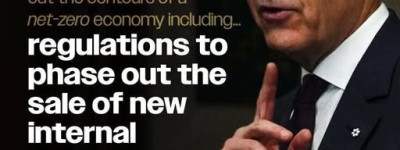 保守党领袖博励治爆料：卡尼想在5个月内强制对燃油车征2万元的税