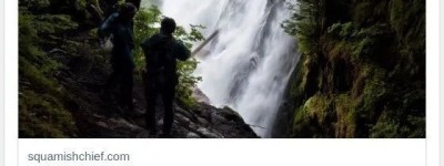 大温附近瀑布玩水男子丧生，树木倒塌致BC母女惨死