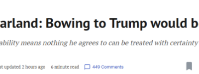 美国在搞”全球敲诈”: 向特朗普低头, 那就是背叛加拿大!