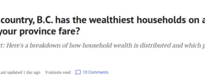 加拿大最新财富地图曝光，全国飙至$17.6万亿！