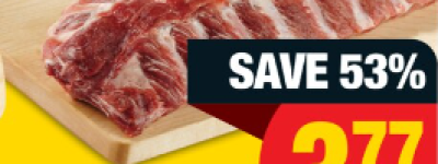 本周特价：番茄$0.77 猪肋排$2.99 20lb全麦面粉$9.88