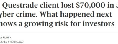 小心了！多伦多华人会计师被盗7万元，这家常用交易平台拒赔！