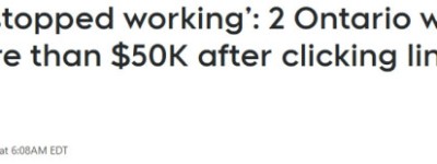 别乱点！安省两名女子因点了一条短信，全部积蓄被盗空！