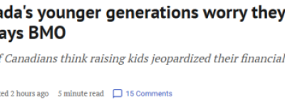 养一个孩子$40万、供19年！加拿大年轻人不敢生了