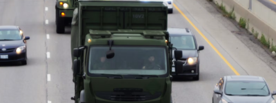 安省401、QEW高速公路将出现大量军车，1500人军事演习