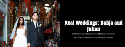 超赞! 多伦多华人小哥与黑人妹子成婚! 在唐人街拍港风婚纱照!