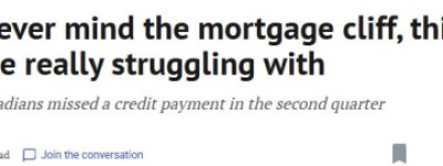 比房贷更惨的来了！140万加拿大人逾期还款，无房者成主力军